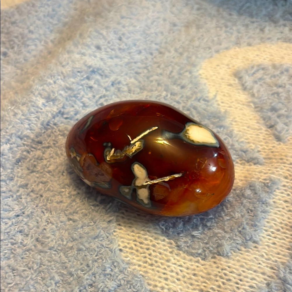 Carnelian Palm Stone